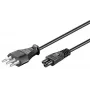 Microconnect PE100818 stroomkabel zwart 1,8 m C5-koppeling