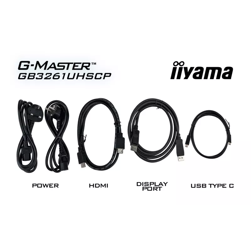 iiyama G-MASTER GB3261UHSCP-B1 80 cm (31,5 inch) 4K Ultra HD LED-computermonitor – zwart