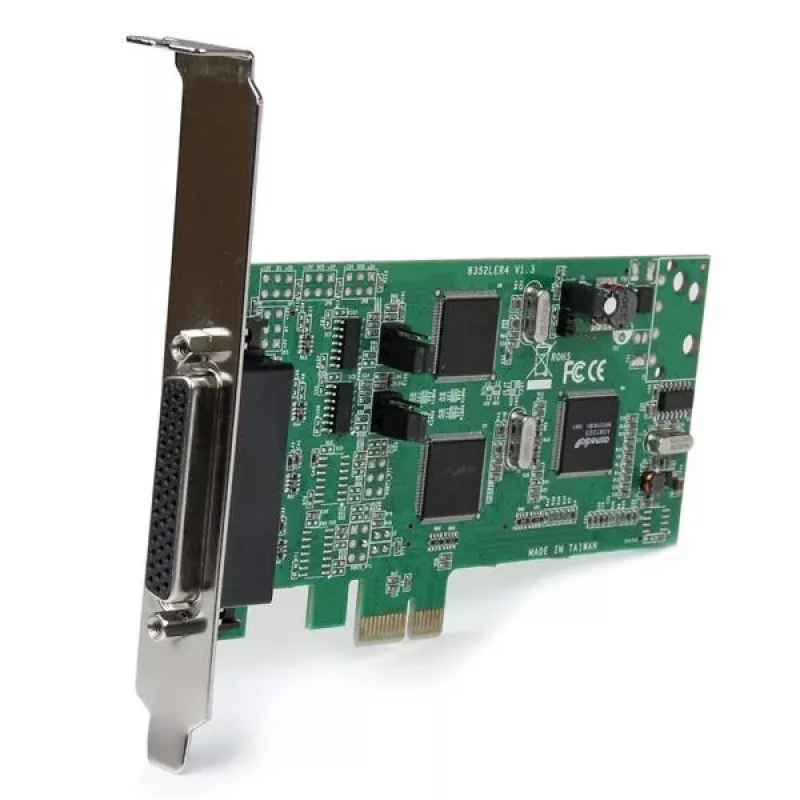 StarTech.com 4 poorts PCI Express PCIe seriële combokaart - 2 x RS232 2 x RS422 / RS485