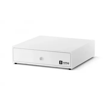 Kassalade SumUp Cash Drawer — kunststof en stalen behuizing, wit, 330×340×100 mm, 5 kg
