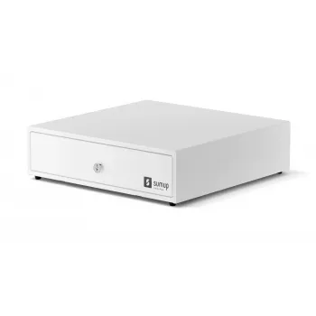 Kassalade SumUp Cash Drawer — kunststof en stalen behuizing, wit, 330×340×100 mm, 5 kg