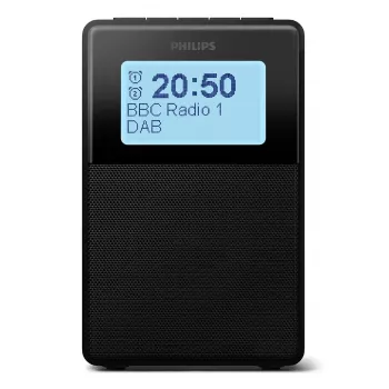 Digitale wekker Philips TAR5100/10 zwart 12/24h lcd Bluetooth