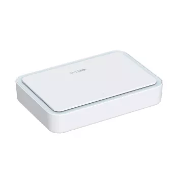 D-Link AX3000 Wi-Fi 6 travel router, mobiel netwerk-router, wit, draagbaar, Wi-Fi 6 (802.11ax), 4G, 5G, MicroSD (TransFlash)