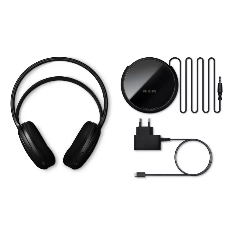 Philips SHC5200M2/12 hoofdtelefoon/headset draadloos hoofdband tv USB Type-C zwart