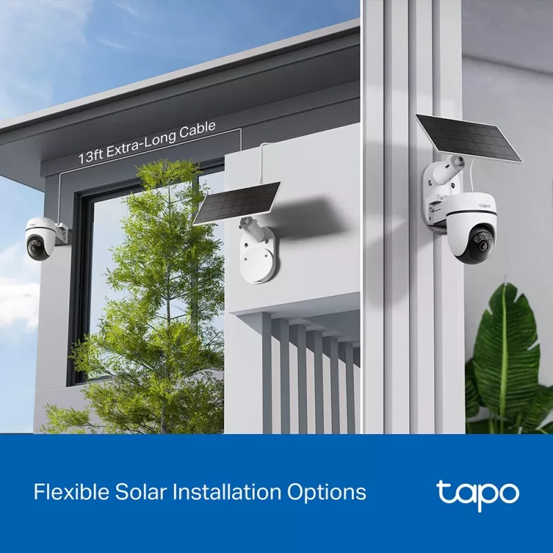 TP-Link Tapo Solar-Powered Pan/Tilt beveiligingscamera kit
