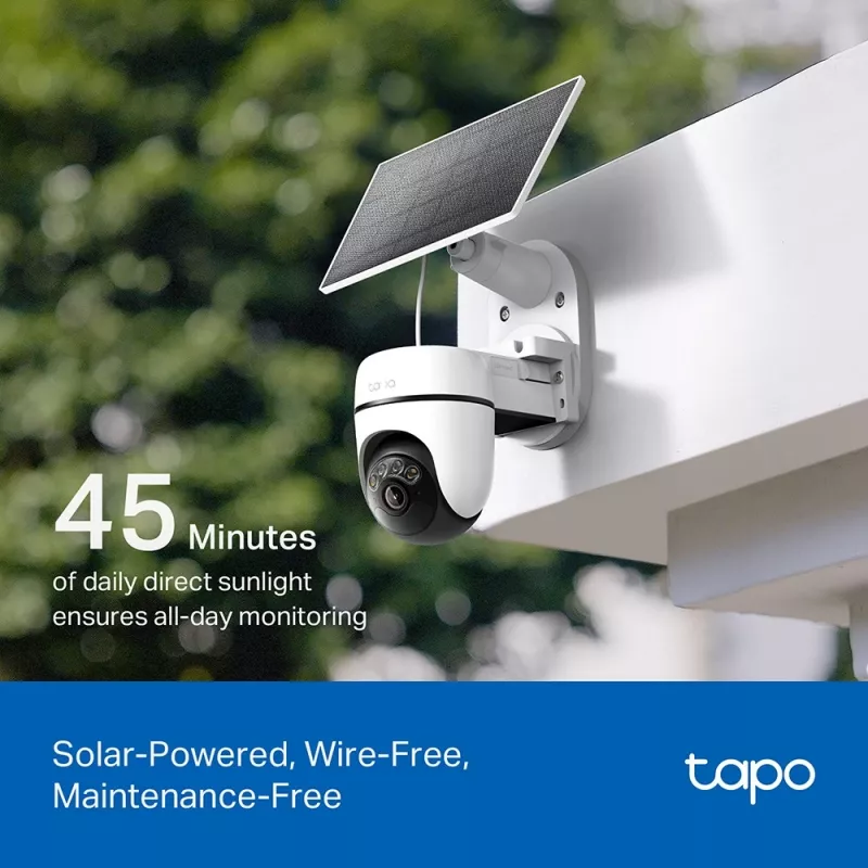 TP-Link Tapo Solar-Powered Pan/Tilt beveiligingscamera kit
