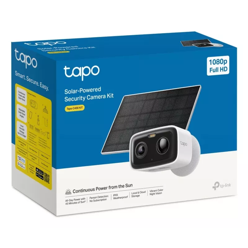 TP-Link Tapo C400 KIT box IP-beveiligingscamera buiten 1920 x 1080 pixel wand