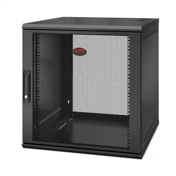 APC NetShelter WX AR112SH6 - 12U, 19 inch patchkast, wandmontage, voorgemonteerd, 600 mm diep