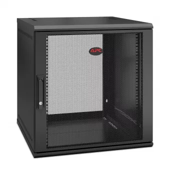 APC NetShelter WX AR112SH6 - 12U, 19 inch patchkast, wandmontage, voorgemonteerd, 600 mm diep