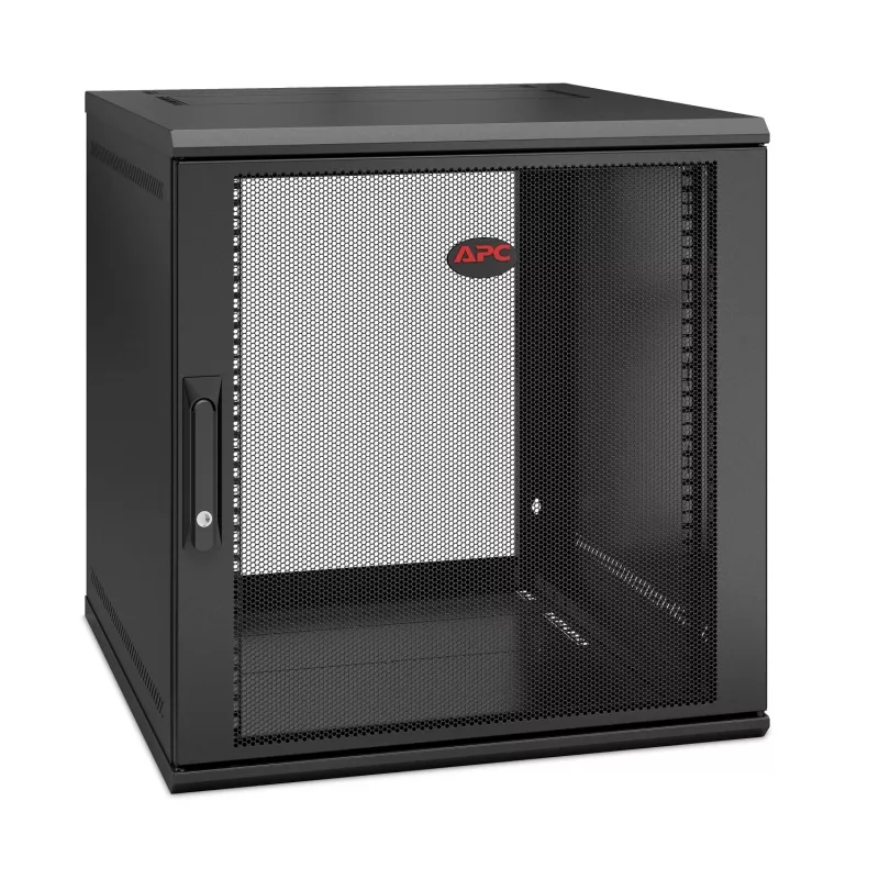 APC NetShelter WX AR112SH6 - 12U, 19 inch patchkast, wandmontage, voorgemonteerd, 600 mm diep