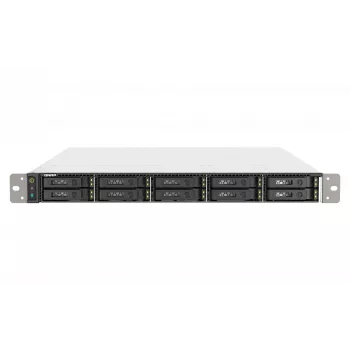 QNAP TS-h1090FU NAS rack (1U) EPYC 7302P 128 GB DDR4 0 TB QuTS hero Black, grijs