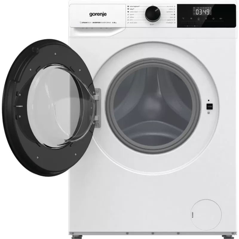 Gorenje wasmachine WNHPI94A1PS BK070, frontlader, 9 kg, B, 75 dB, 1400 t/min, A