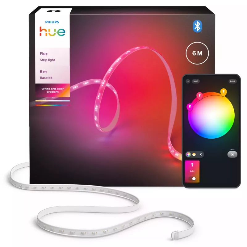 Philips Hue Flux 929004610702 slimme LED-strip, 6 m, 16 W