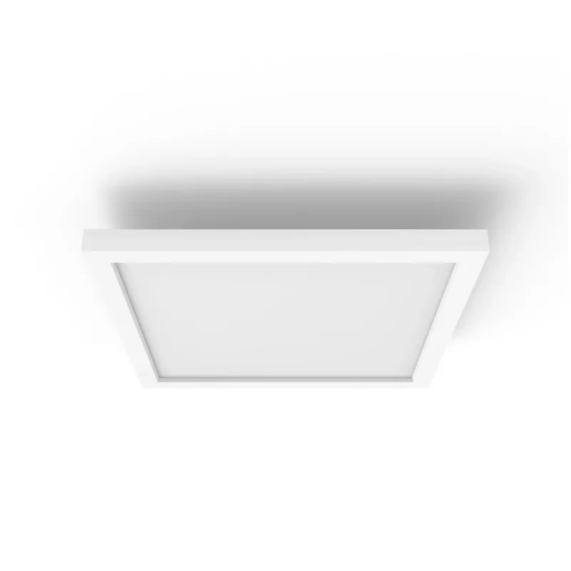 Philips Surimu Square Panel, slimme plafondlamp, Bluetooth/Zigbee, wit, aluminium, multi, 2000 K