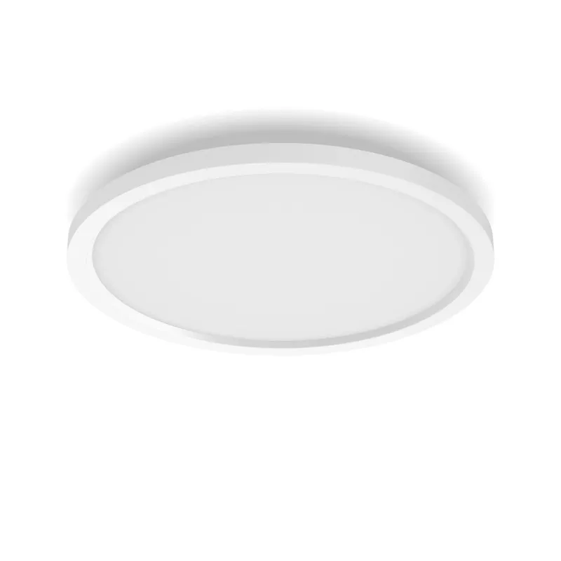 Philips Surimu Round Panel, slimme plafondlamp, Bluetooth/Zigbee, wit, aluminium, multi, 2000 K