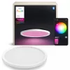 Philips Surimu Round Panel, slimme plafondlamp, Bluetooth/Zigbee, wit, aluminium, multi, 2000 K