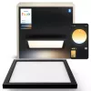 Philips Aurelle Square Panel, slimme plafondlamp, Bluetooth/Zigbee, zwart, LED, aluminium, variabel