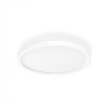 Philips Aurelle Hue ronde paneellamp, slimme plafondlamp, Bluetooth/Zigbee, wit, LED, aluminium, variabel