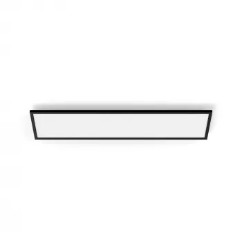 Slimme plafondlamp Signify Philips Aurelle Rectangle Panel — Bluetooth/Zigbee, 1200×300×48 mm, zwart
