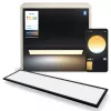 Slimme plafondlamp Signify Philips Aurelle Rectangle Panel — Bluetooth/Zigbee, 1200×300×48 mm, zwart