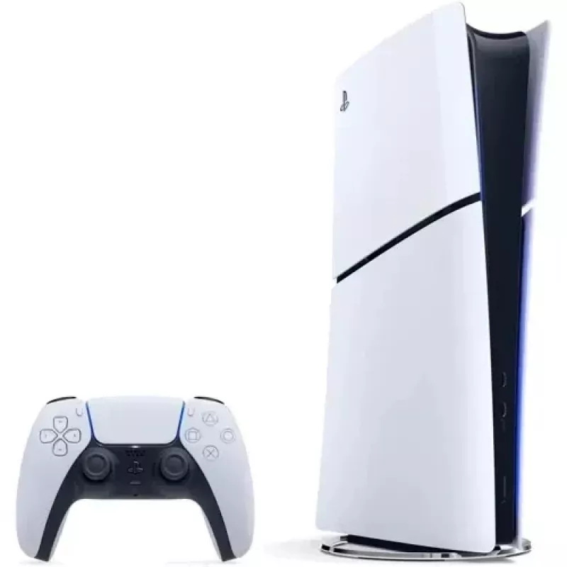 Sony Playstation 5 slim Digital Edition 825 GB Wi-Fi zwart, wit