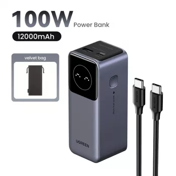 Draagbare powerbank Ugreen 12000mAh 100W snelladen