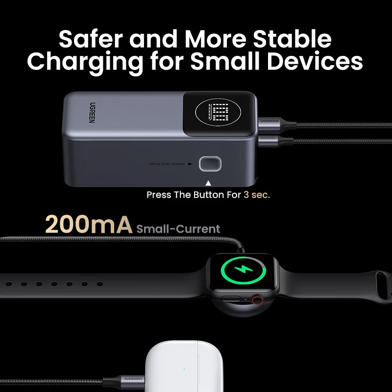 Draagbare powerbank Ugreen 12000mAh 100W snelladen