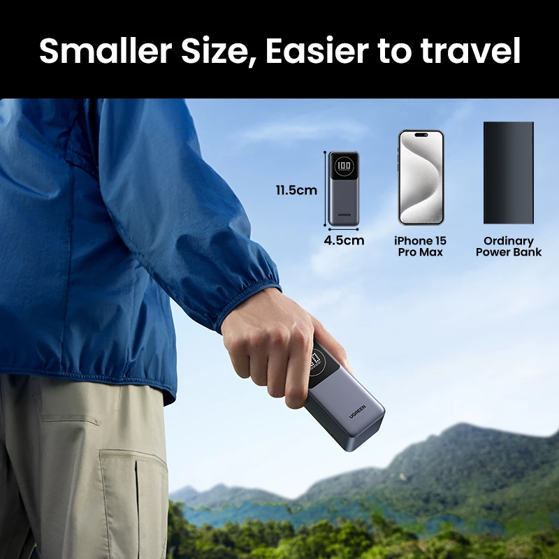 Draagbare powerbank Ugreen 12000mAh 100W snelladen