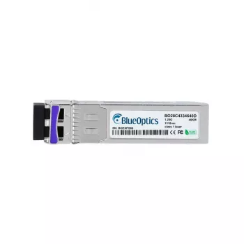 Glasvezel-cSFP-transceiver BlueOptics CSFP-BX1490-40-D-BO 1250 Mbit/s zilveren metalen behuizing