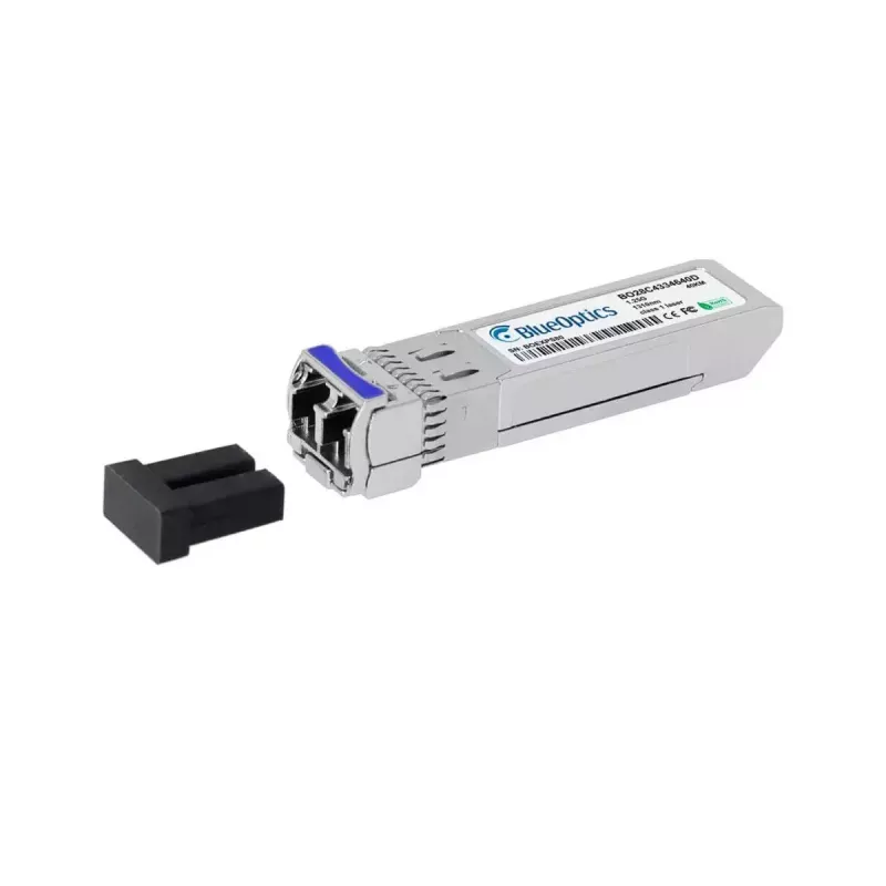 Glasvezel-cSFP-transceiver BlueOptics GLC-2BX-D-40KM-BO 1250 Mbit/s, zilver, MTBF 3.000.000 uur