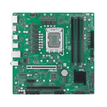 Moederbord ASUS PRO B860M-C-CSM — Intel B860, LGA 1851 (Socket V1), Micro ATX, 4× DIMM DDR5, 256 GB max