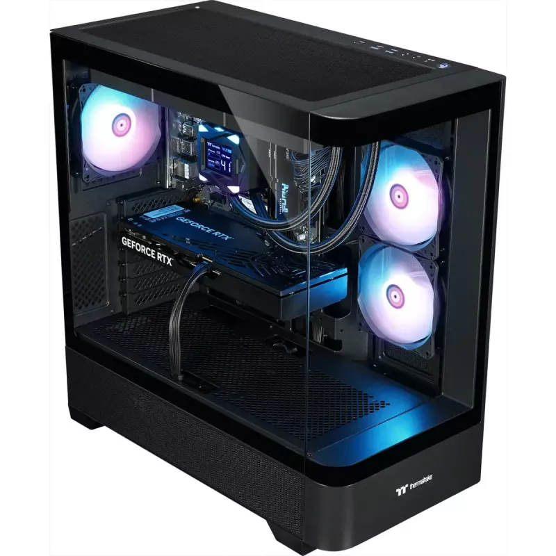 Desktop-gaming-pc THERMALTAKE FTW V290a 5070 zwart/transparant, Windows 11 Pro