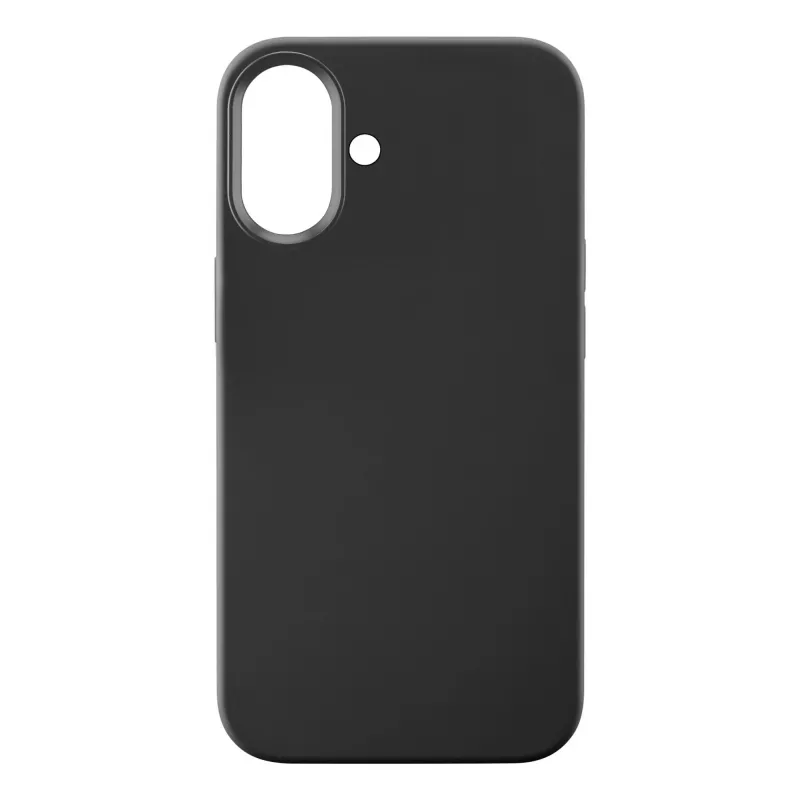 Cellularline Sensation – iPhone 16 hoes van soft-touch-siliconen, cover, Apple, iPhone 16, 15,5 cm (6,1 inch), zwart