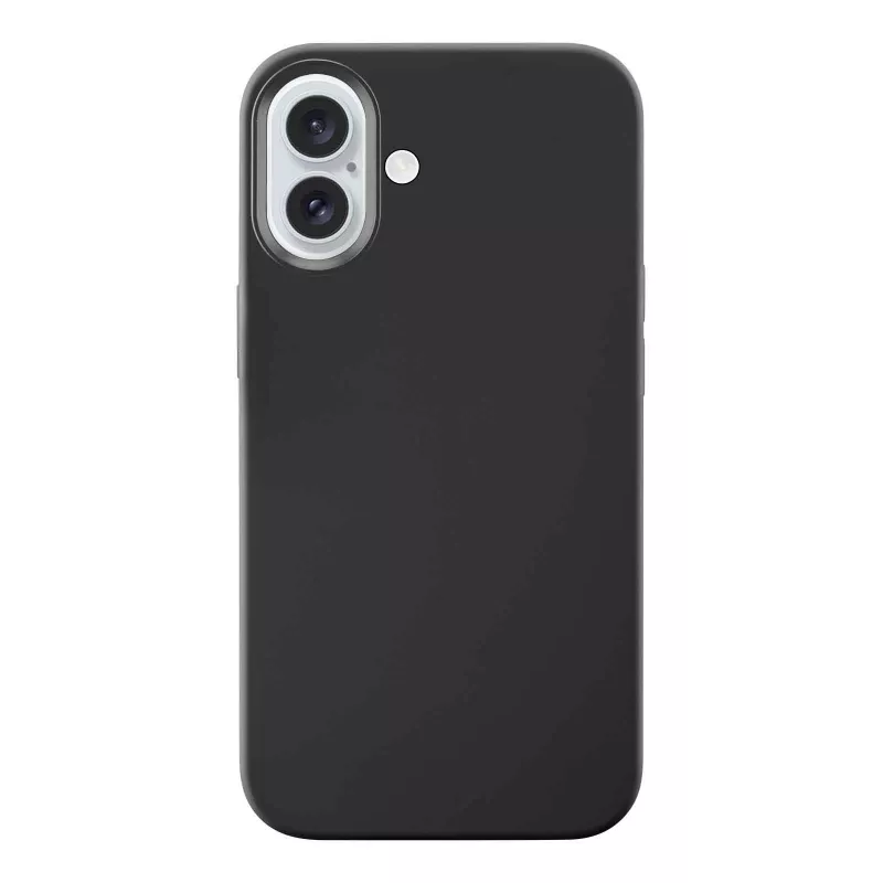 Cellularline Sensation – iPhone 16 hoes van soft-touch-siliconen, cover, Apple, iPhone 16, 15,5 cm (6,1 inch), zwart