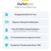 StarTech.com 0,5 m CAT6-kabel – slank – Snagless RJ45-stekker – grijs