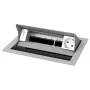 Tafelcontactdoos type F Kindermann 7492000071 zilver wit