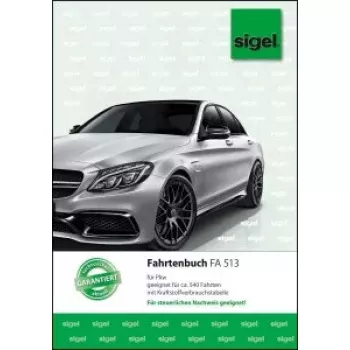 Sigel FA513 rittenregistratieboek (auto), A5, 32 vellen