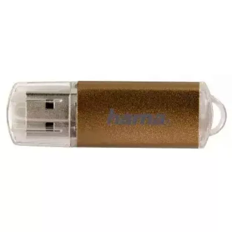 Hama 32GB Laeta USB-stick USB Type-A 2.0 bruin, transparant