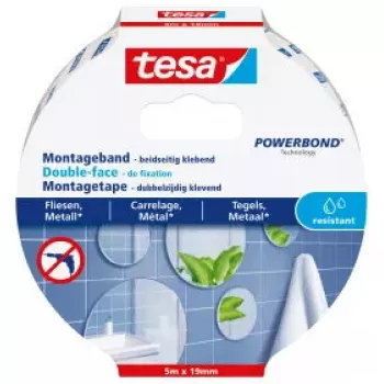 Montageband Tesa 77745-00000 5m wit 19mm