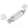 Hama C-Laeta USB-stick 128 GB USB Type-A / USB Type-C 3.2 Gen 1 (3.1 Gen 1) zilver