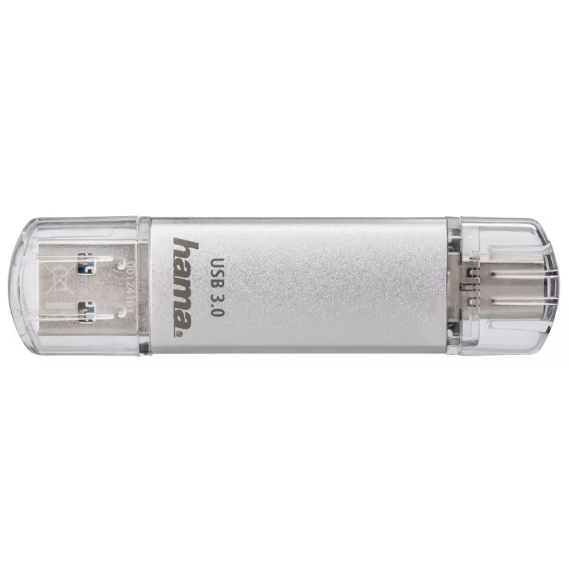 Hama C-Laeta USB-stick 128 GB USB Type-A / USB Type-C 3.2 Gen 1 (3.1 Gen 1) zilver