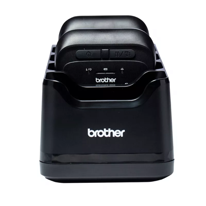 Draagbare printeroplader Brother PA4CR002EU — binnenlader, zwart, compatibel met draagbare Brother-printers