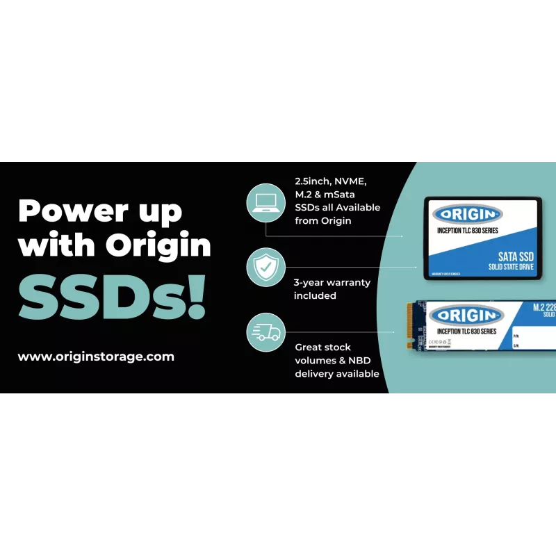 Origin Storage Inception SSD 512 GB NVMe M.2 3D TLC 42mm