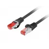 Netwerkkabel Lanberg PCF6-10CU-0300-BK RJ-45 Cat6 3 m zwart