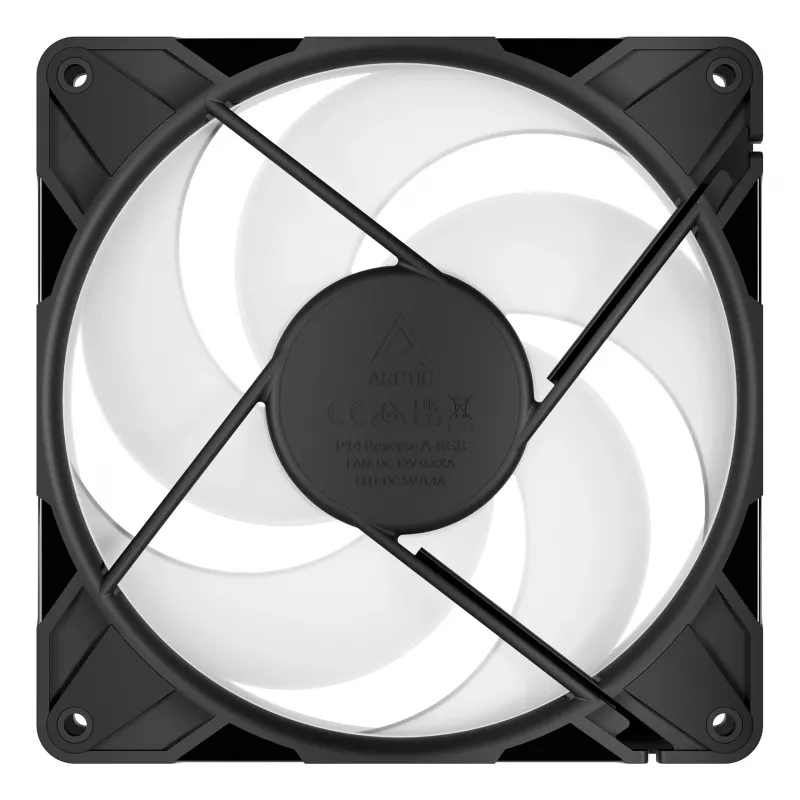 ARCTIC Freezer P14 Pro Reverse A-RGB - 3-pack - 140 mm A-RGB PWM-ventilator met kabelverdeler
