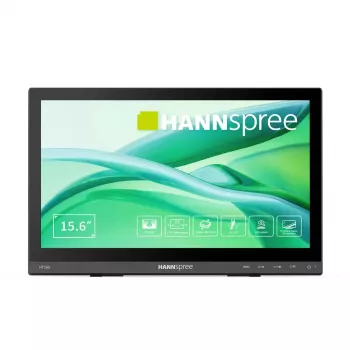 HANNspree HT165HPB 39,6 cm (15,6 inch) Full HD IPS LCD touchscreen-monitor 1920×1080, 15 ms, VESA, luidspreker, zwart