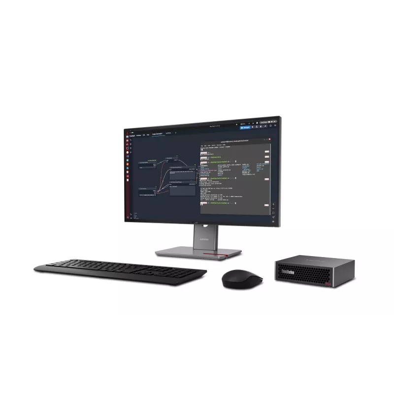 Lenovo ThinkStation PGX GB10 128 GB LPDDR5x-SDRAM 1 TB SSD DGX OS mini tower mini-pc zwart
