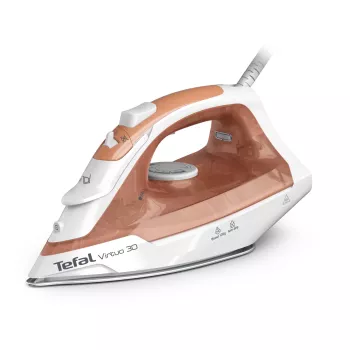 Tefal Virtuo 30 FV2C40E0 strijkijzer droog- & stoomstrijkijzer keramische zool 2000 W perzik, wit