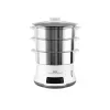 Tefal Convenient Series Deluxe VC502D Stoomkoker 3 manden Aanrecht 900 W RVS, wit