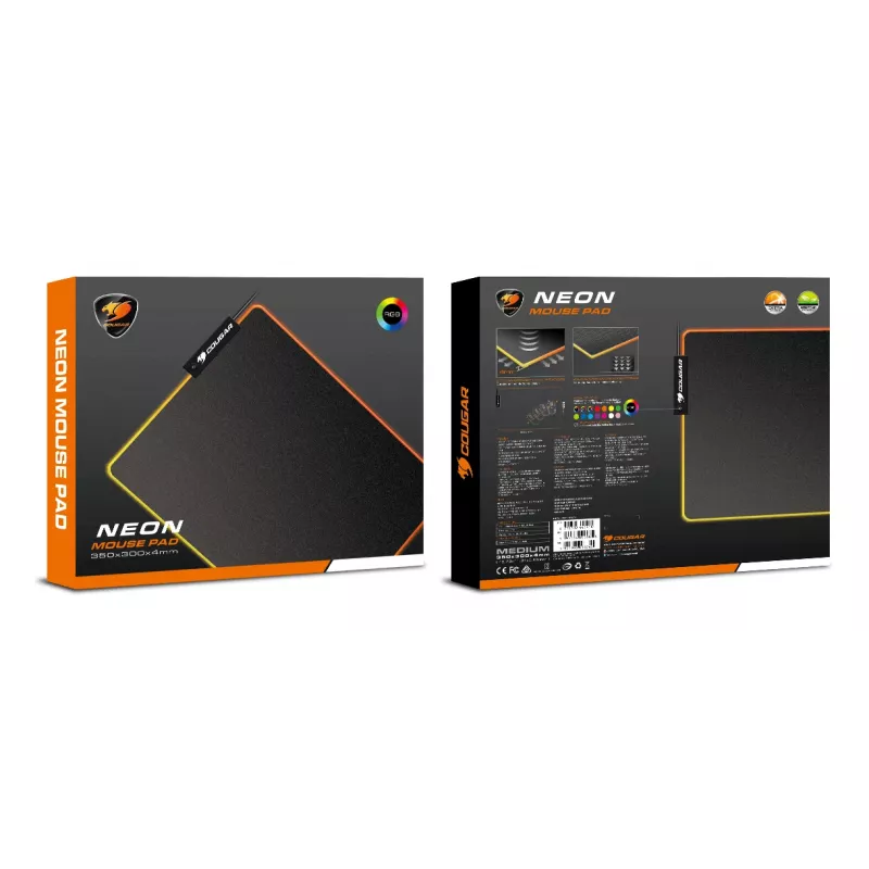 COUGAR Gaming-muismat NEON, ARGB, 350x300